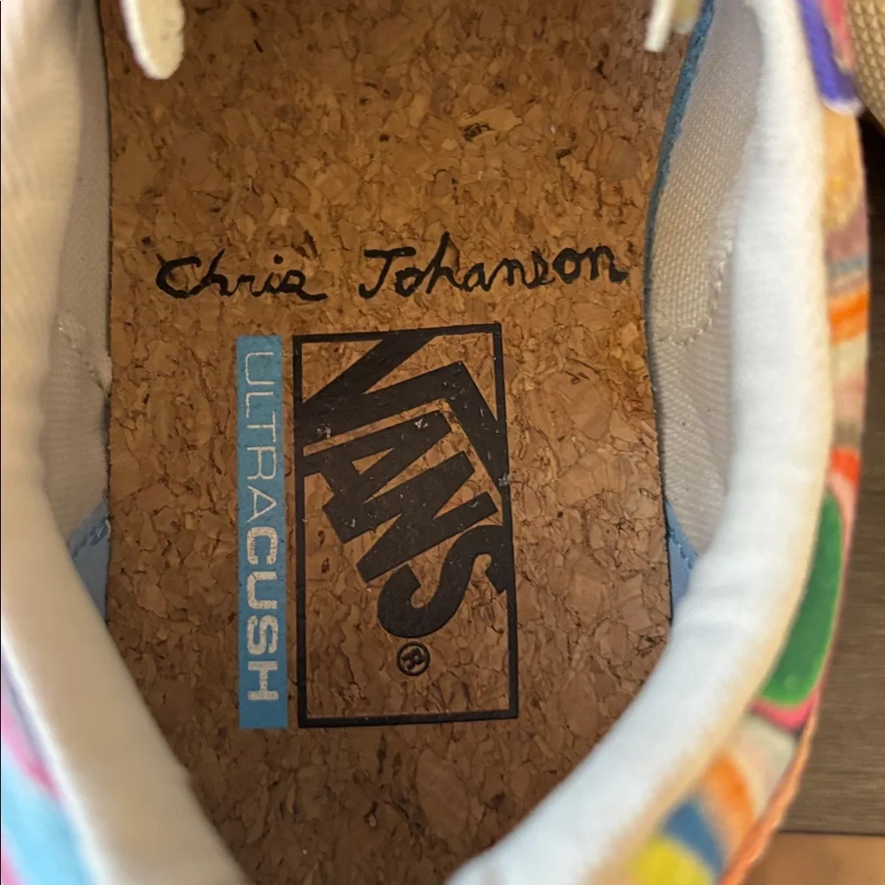Vans UltraRange Exo SE x Chris Johanson Swirl Multi Lace Up Canvas‎ Sneaker 10.5